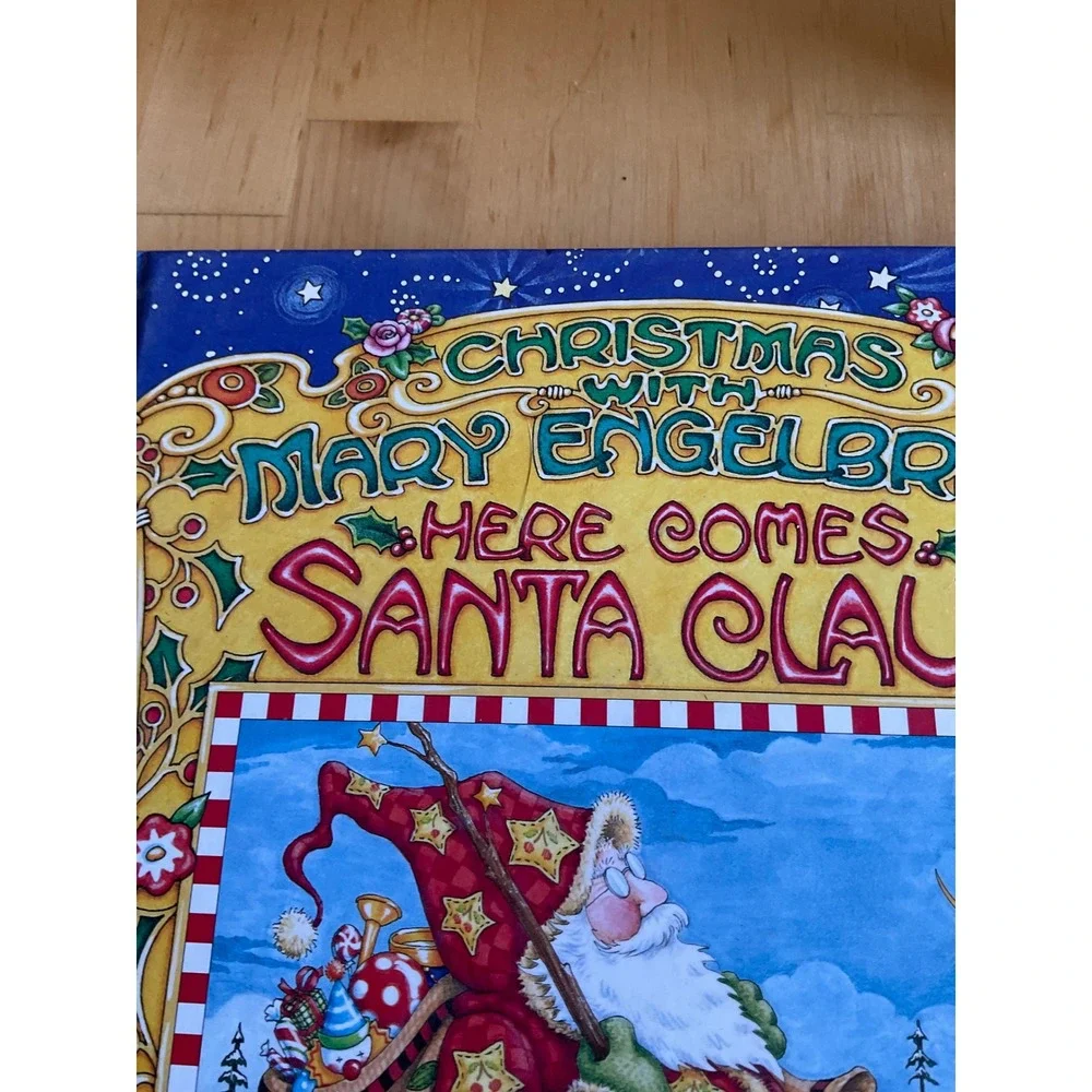 Mary Engelbreit Here Comes Santa Claus Christmas Holiday Craft Recipe Book 2002